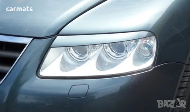 Вежди за фарове за VW Touareg (2002-2006) - Германия - Черни