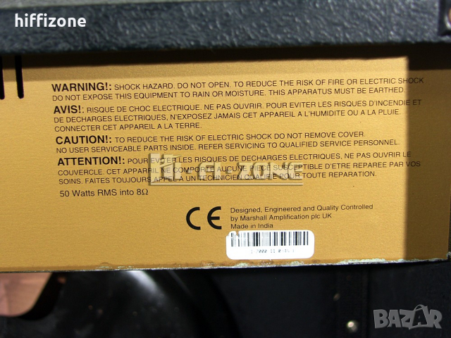 Кубе Marshall g50r cd, снимка 9 - Тонколони - 36148164