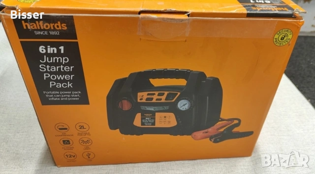 Джъмп стартер бустер 12V за кола бус 6 в 1, снимка 2 - Аксесоари и консумативи - 53577850