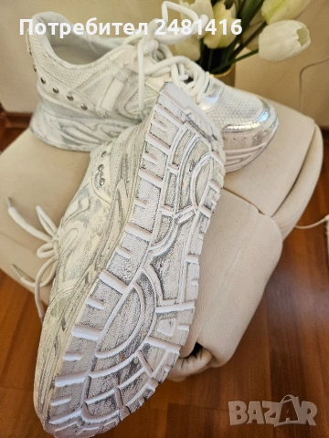 Дамски бели маратонки, (реплика) , снимка 6 - Маратонки - 53762075