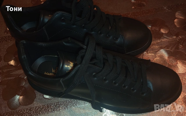 MARTIN VALEN Оригинал Нови Мъжки Обувки Изцяло от Естествена Кожа 44, снимка 15 - Маратонки - 53624940