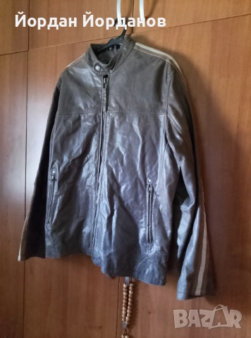 Кожено яке, снимка 7 - Якета - 43117116