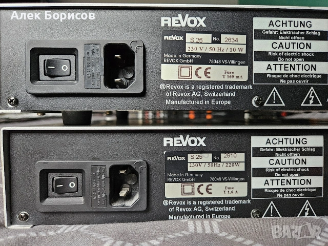 Revox S25+S26, снимка 6 - Аудиосистеми - 53092572