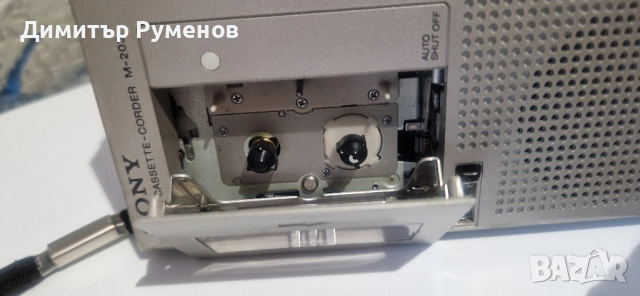 Sony M-203 Micro cassette - corder, снимка 6 - Радиокасетофони, транзистори - 51708458