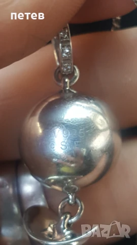 Сребърно колие. Сребърна висулка., снимка 7 - Антикварни и старинни предмети - 50754679