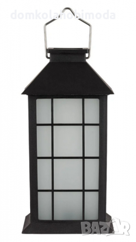 Соларнен фенер с светлина тип пламък, За закачване или Самостоящ, 28x14x14 см, снимка 3 - Соларни лампи - 36198546