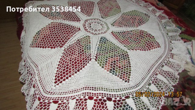 Покривки за маса  плетени на една кука, снимка 2 - Други - 44142865
