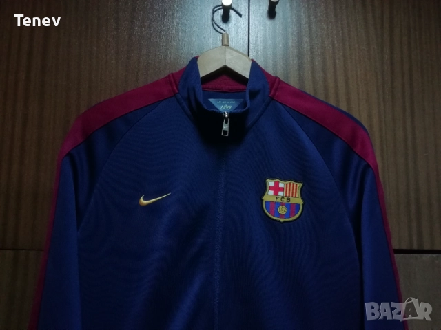 Barcelona Nike N98 2014/2015 оригинално мъжко горнище Барселона, снимка 4 - Спортни дрехи, екипи - 52969051