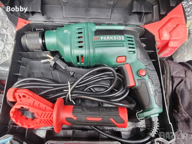 Нова! Ударна бормашина PARKSIDE PSBM 750 B3 Kompernass с гаранция