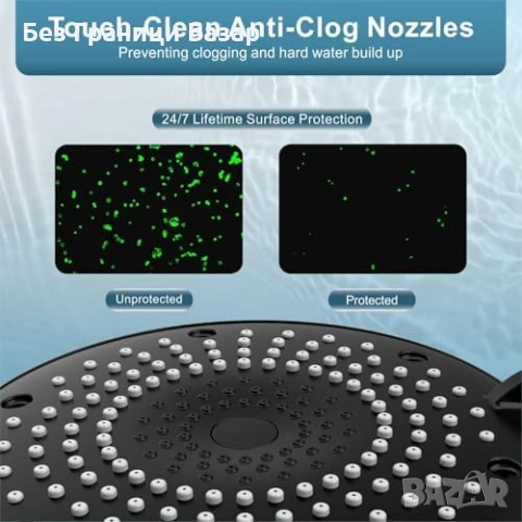 Нова черна ръчна Душ слушалка с филтър 15 степени 3 режима високо налягане, снимка 5 - Други стоки за дома - 53745917