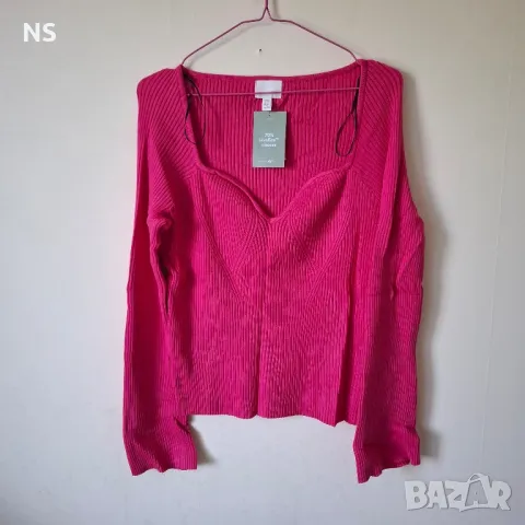 Нм  , рипсена блуза , снимка 4 - Блузи с дълъг ръкав и пуловери - 50379052