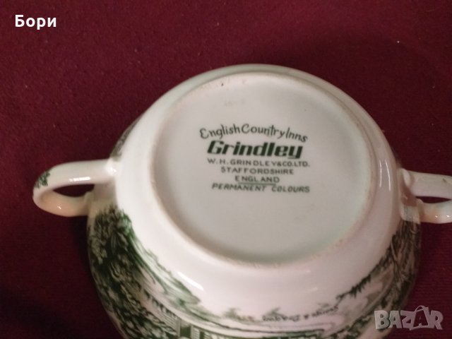 Английски порцелан W.H. Grindley & Co, снимка 13 - Чинии - 34497488