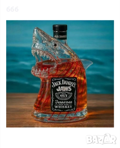 Бутилка уиски Sherum Bruce The Shark, лимитирана серия 50 години Jaws