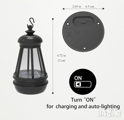 Декоративна статуя Слон със соларно фенерче, градинска фигурка от смола, декорация за дом/градина, снимка 7 - Градински мебели, декорация  - 52506790