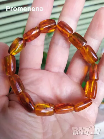 Ръчно изработени гривни от естествен Балтийски Кехлибар, снимка 8 - Гривни - 50166923