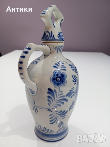 Порцеланова стара бутилка с печат, снимка 6 - Други - 52527245