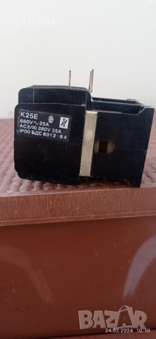 контактори на 380v 1бр, снимка 4 - Резервни части за машини - 44470707