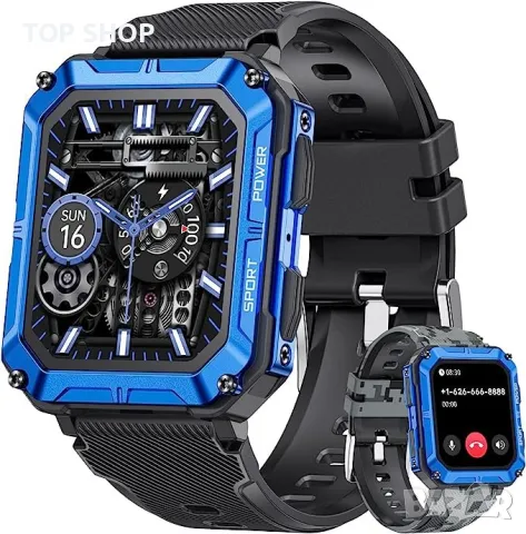 Смарт часовник LIGE за мъже метален корпус, две кйшки - Android и iOS, снимка 6 - Смарт часовници - 48476125