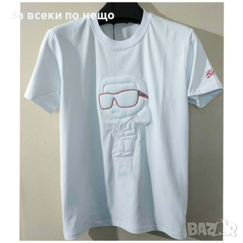 Karl Lagerfeld Мъжка Тениска👕Мъжка Блуза С Къс Ръкав - Различни Цветове Код Urban17, снимка 2 - Тениски - 53666814