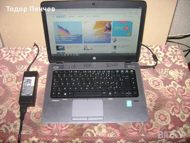 EliteBook 840 - Core i5 4 gen., 16 GB RAM, 256 GB SSD, зарядно, батерия, снимка 4 - Лаптопи за дома - 56048650