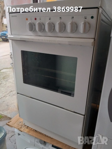 Печка със керамични котлони и вентилатор Siemens , снимка 2 - Печки, фурни - 53658702