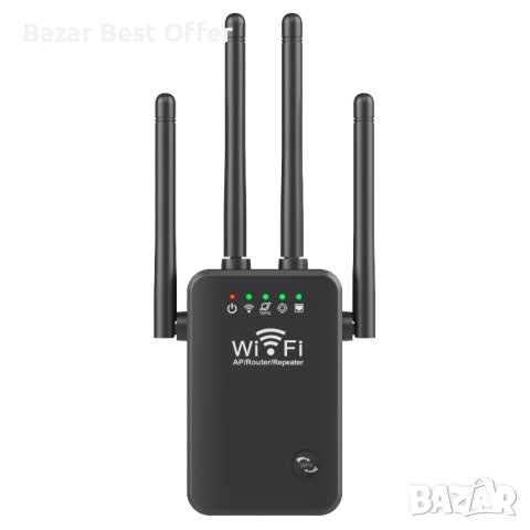 Мощен Wi-Fi повторител - REPEATER с четири антени, снимка 6 - Друга електроника - 37451708