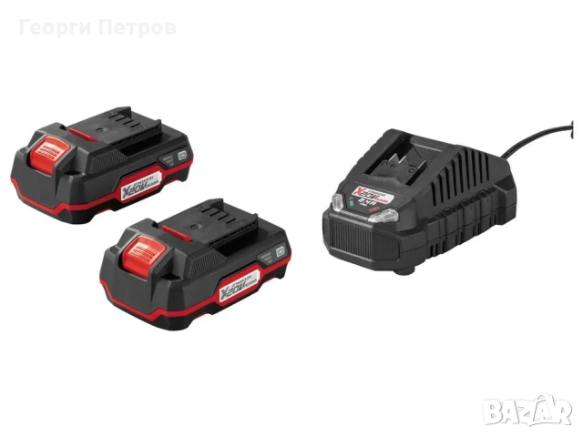 Нов Акумулаторен Винтоверт с Куфар СЕТ и 2 броя батери 20v 2Ah, снимка 4 - Винтоверти - 52697574