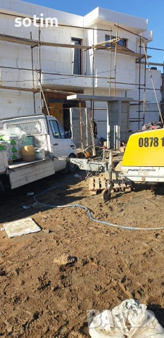 Полагане на подова замазка с машина, снимка 11 - Ремонти на къщи - 53162185