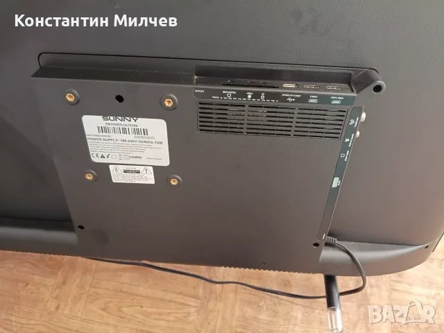 LED телевизор Sunny 39 инча (99 см) – перфектен за спалня или кухня, снимка 3 - Телевизори - 55943049