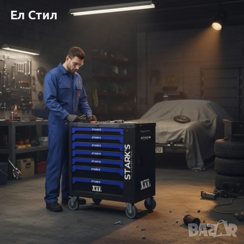 Професионална количка с инструменти 258 части – пълен набор за автосервизи и майстори, снимка 3 - Куфари с инструменти - 53567127