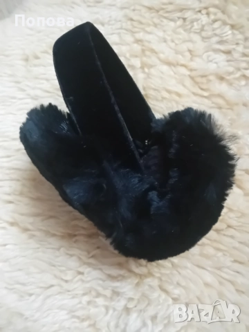 Наушници с естествена кожа и кадифе, снимка 2 - Шапки - 52397076