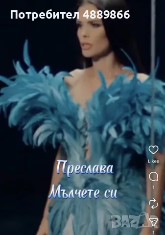 Бална рокля “Мълчете си” - Преслава, снимка 3 - Рокли - 55874520