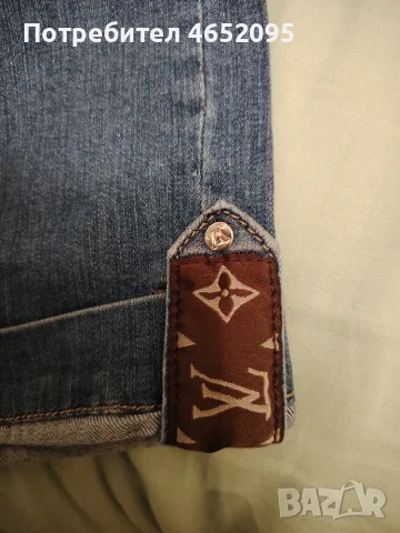 Нови Къси Дамски дънки 3/4-ти Louis vuitton, снимка 8 - Дънки - 56111385