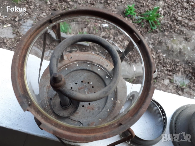 НАХОДКА СТАР ПЕТРОМАКС DITMAR MAXIM ГАЗЕНА ЛАМПА, снимка 6 - Антикварни и старинни предмети - 53486482