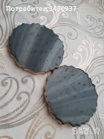 Епоскоидна Смола- 2 бр. подложки за чаши/купи, снимка 2 - Нумизматика и бонистика - 49086824