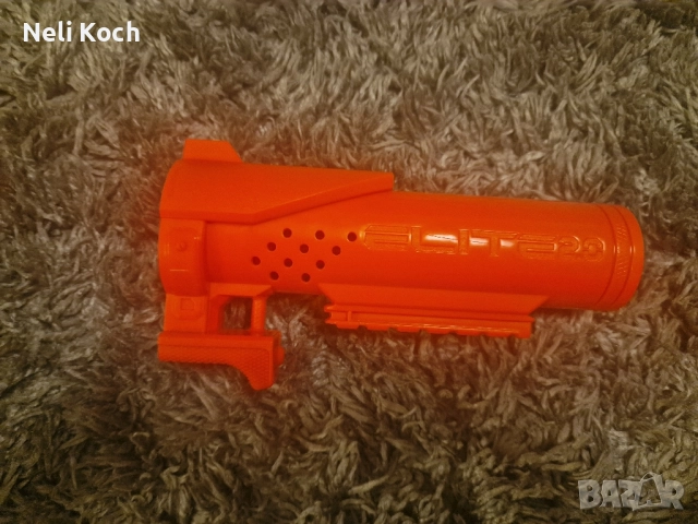 Нърф, с добавен удължител и оптичен прицелвач., снимка 5 - Други - 52497933