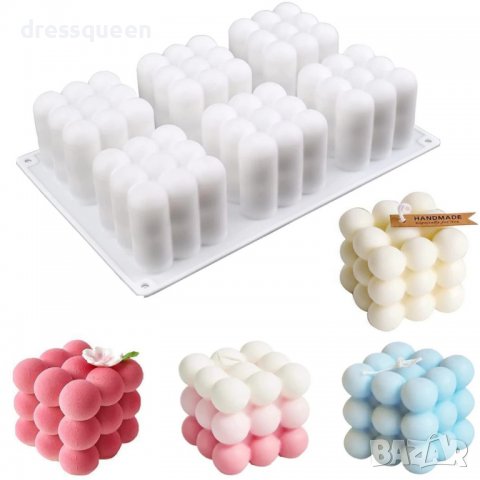 3809 Силиконова форма за свещи, снимка 6 - Други стоки за дома - 38909978