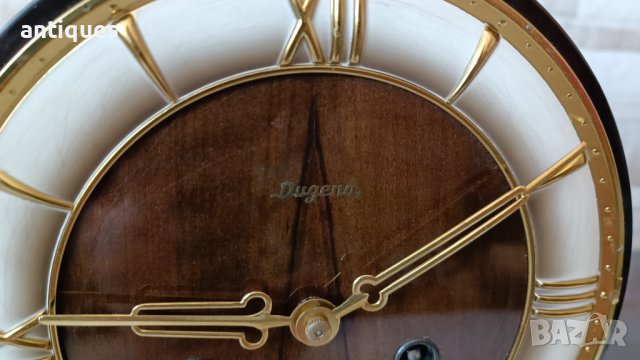 Стар каминен часовник - Dugena - Swiss Made - Антика - 1960"г., снимка 8 - Антикварни и старинни предмети - 40920084