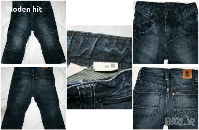 12-18 м./86 см. за момче H&M, Marks&Spenser, C&A, Vertbaudet, Looney Tunes, снимка 13 - Бебешки дънки - 50897120