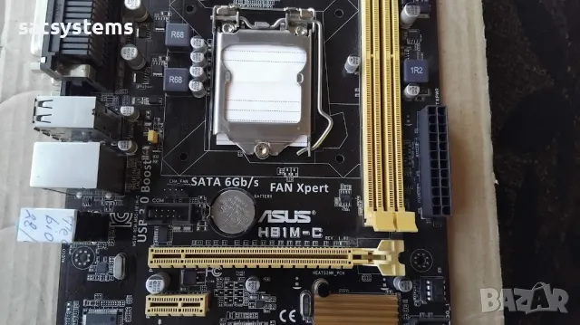 Дънна платка Asus H81M-C Socket LGA1150, снимка 4 - Дънни платки - 40185161