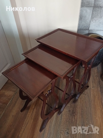 Три помощни масички, снимка 6 - Маси - 51720676