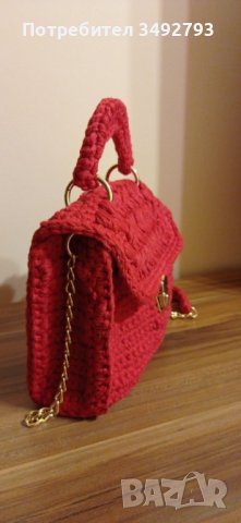 Плетена дамска чанта, снимка 7 - Чанти - 40772279