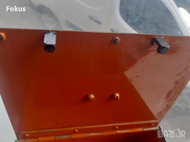 Колекционерски стар сейф каса касетка за пари и ценности, снимка 6 - Антикварни и старинни предмети - 53339402