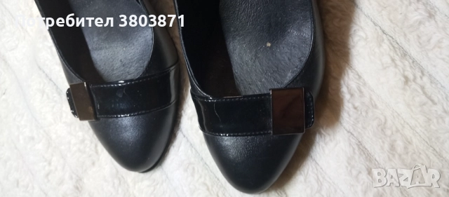 Дамски официални кожени обувки