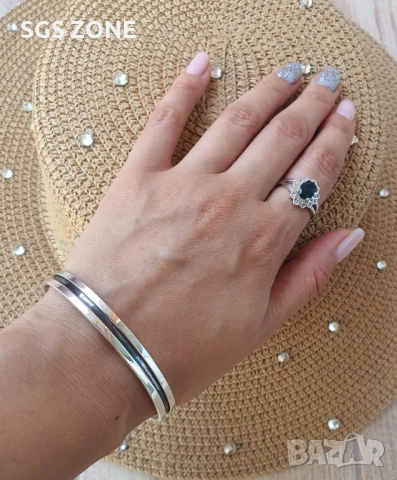 СРЕБЪРНА ГРИВНА 925, снимка 2 - Гривни - 51747744