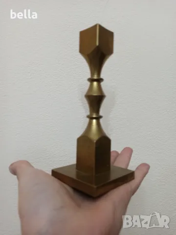 РЯДЪК КОЛЕКЦИОНЕРСКИ БРОНЗОВ СВЕЩНИК GUSUM , снимка 2 - Антикварни и старинни предмети - 50405724