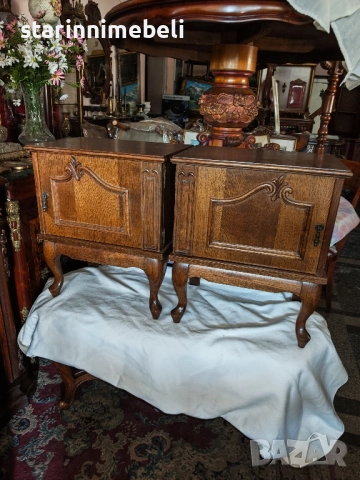 Дървени нощни шкафчета , снимка 8 - Шкафове - 51954094