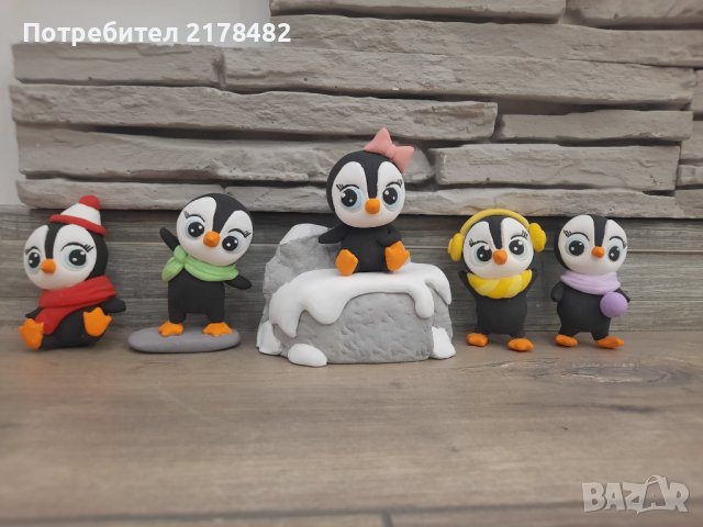 Керамични кубчета/Именки "Пингвинчета"