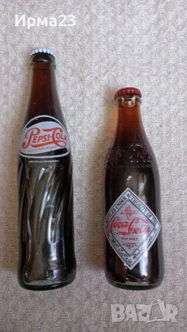 Колекционерски шишенца с Кока-Кола и Пепси