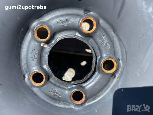 14 цола джанти 5х100 Skoda Fabia 5J et35 гуми 165/70/14 Симперит, снимка 6 - Гуми и джанти - 50087943